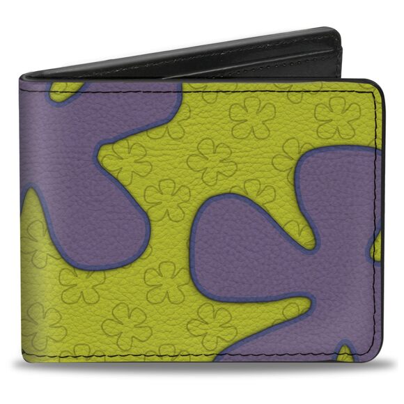 Handbags - 4777 Nickelodeon Wallet Bifold Flower Cloud Bounding Greens Purples
